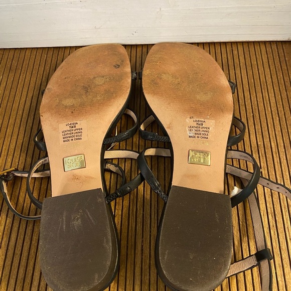 Louise et Cie Cream Strappy Sandals, 7.5 - Picture 5 of 5